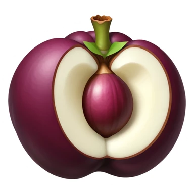 Mangosteen flesh sticker