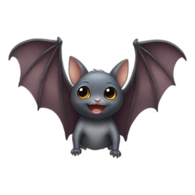 baby bat wings sticker