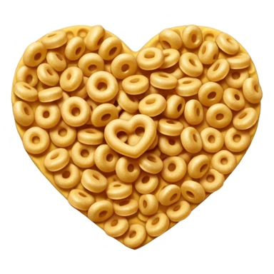 the cereal cheerios in the shape of a heart sticker