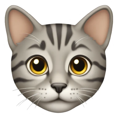 grey tan tabby sticker
