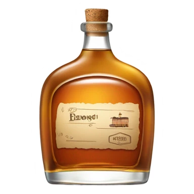 botella de whisky sticker