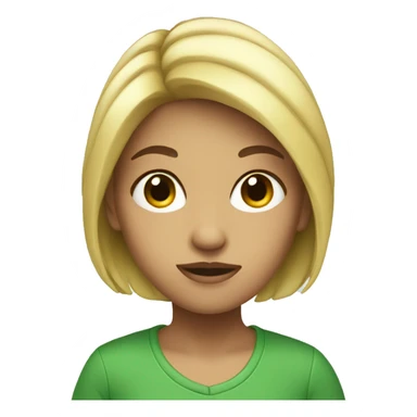 girl green parr sticker