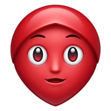 Emoji piedra rubi sin cara sticker