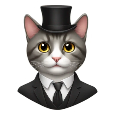 Godfather Cat sticker