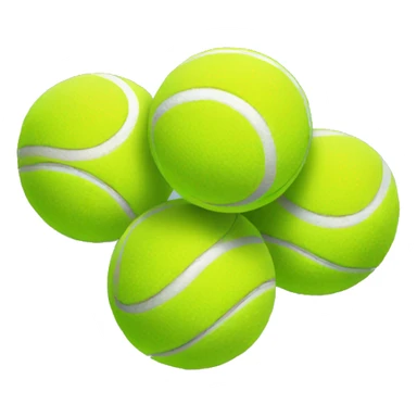 3 tennis balls sticker