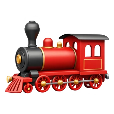 Toy train sticker