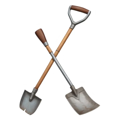 Gardening hoe sticker