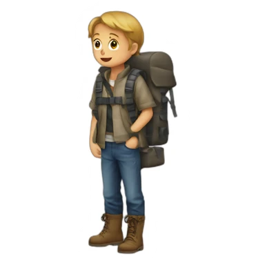 Enfant qui se fait kidnapper sticker