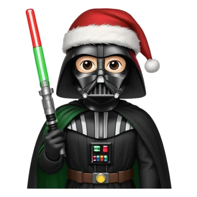 Darth Vader Santa  sticker