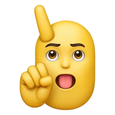 emoji sticking middle finger  sticker