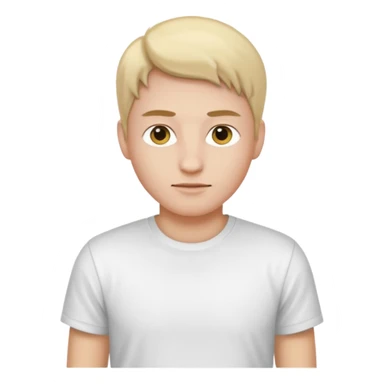 Alone white t shirt  sticker