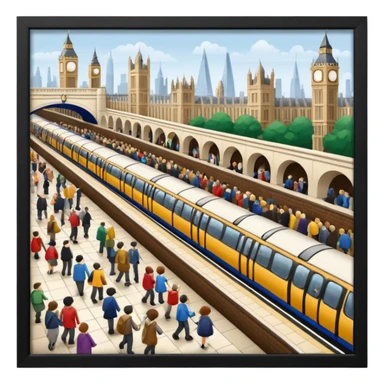 London underground sticker