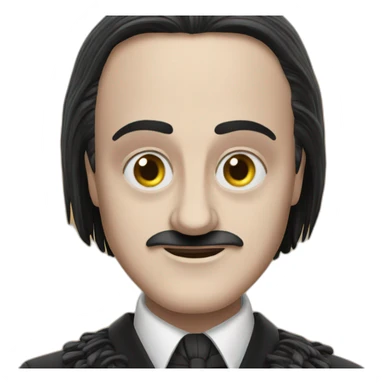 Mercredi addams sticker