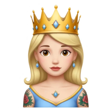 Tattooed princesses sticker
