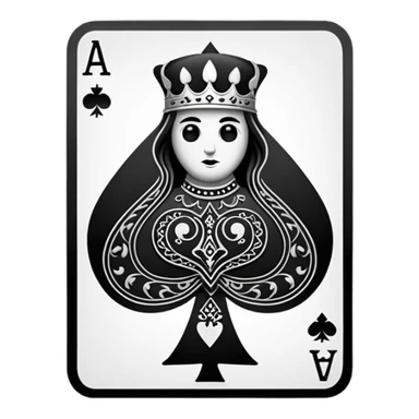 Jack of spades sticker