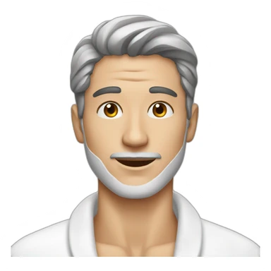 Man doing skincare sticker