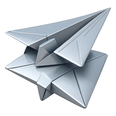 Share button with flying paper airplane sticker