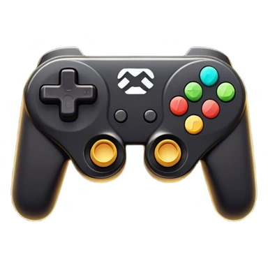 Clash of Clans aesthetic: Cinematic Playful Joy-Con Controllers Portrait Emoji, rendered in a 3D vector-style similar to standard emojis with minimal shading and bold, simplified shapes. A compact, distinct form with signature details, softly glowing with a nostalgic gaming charm. Simplified yet unmistakably iconic, highly detailed and consistent, glowing with a soft radiance and high shine. Stylized with a touch of retro gaming magic and a soft glowing outline, capturing the essence of a beloved gaming relic with a friendly, playful manner! sticker