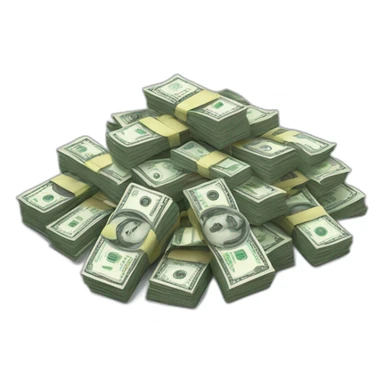 pile of money sticker