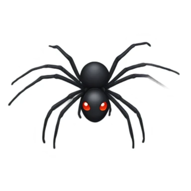 black widow spider sticker