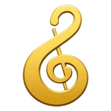 bass clef sticker