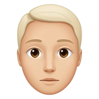 Central Cee UK rapper simplified expressive face signature features no text sticker