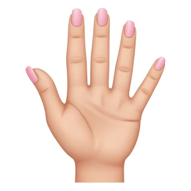 Stick only the pinky finger up, the rest of the fingers down  sticker