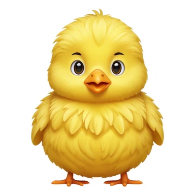 Baby chick with a fun sticker