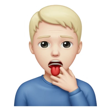 😳 strangling itself  sticker