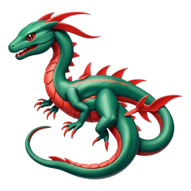 Rayquaza-Salandit-Salamence-fusion sticker