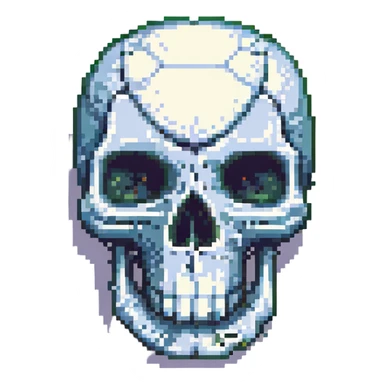 surprised skull emoji, expressive face sticker