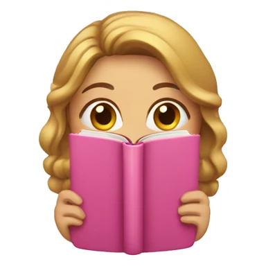 Lady holding pink Bible  sticker
