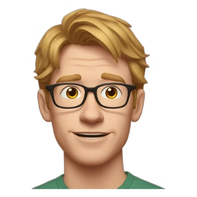 Hank green, crash course sticker