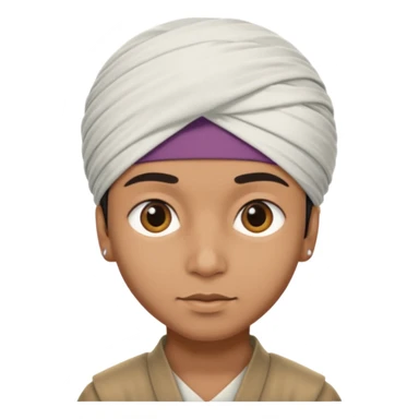 turban indian boy sticker