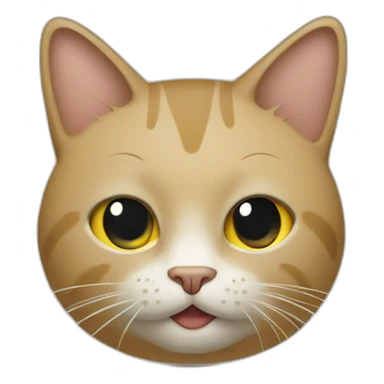 Un chat sur une tele sticker