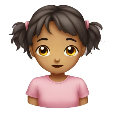 very sad girl kid young sticker