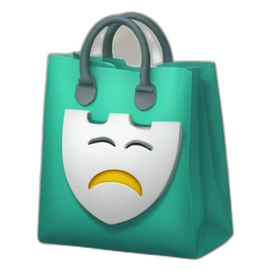 Ladron enmascarado y con una bolsa de dinero  sticker