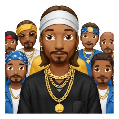 Snoop dog in a gang sticker