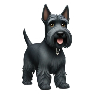 scottish-terrier-dog-walking sticker
