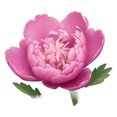 Pivoine sticker