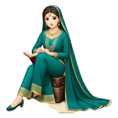 یک پرچم که بالاش سبز و پایینش قرمز و وسطش سفید به همراه نماد خورشید sticker