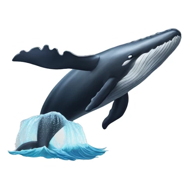 humpback whale sticker