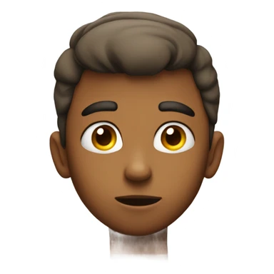 boy with antennae gazing forward sticker