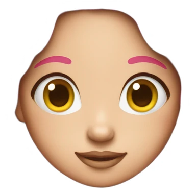 Pink mermaid sticker