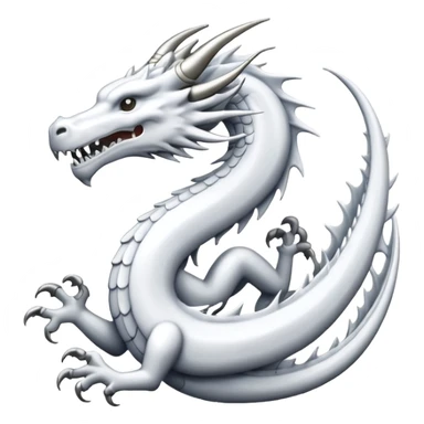 Mahjiong white dragon sticker
