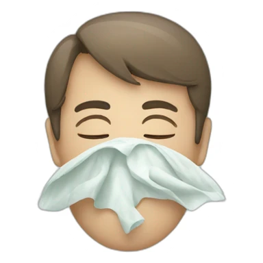 Sneezing sticker