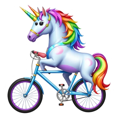 unicorn bike sticker
