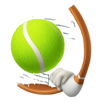 scratching tenis ball sticker