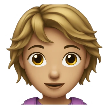 Fille avec un garçon sticker