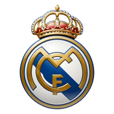 I want an emoji of real madrid logo of football and it should look realistic sticker